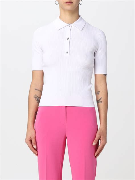 michael kors white polo shirt